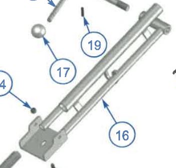 ALLEN VP424 Middle Handle