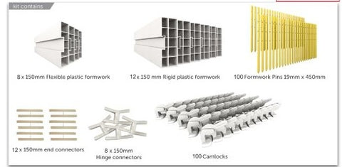 Plastic Boxing Starter Kit 150mm x 100m