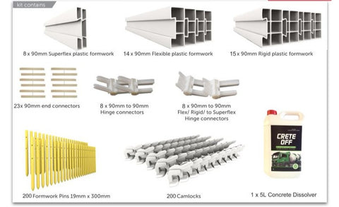 Plastic Boxing Starter Kit 90mm x 200m