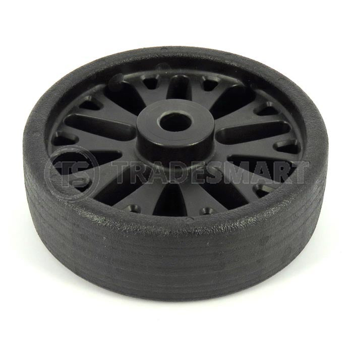 Jockey Wheel & Tyre - Knott HD Plastic 6"