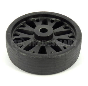 Jockey Wheel & Tyre - Knott HD Plastic 6"