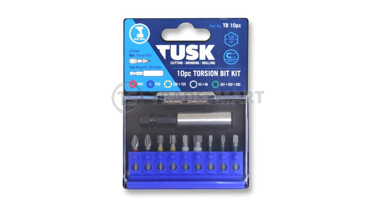 Torsion Bit Kit 10pc