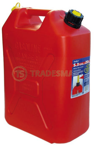 Fuel Can 20 Litre Red Tall