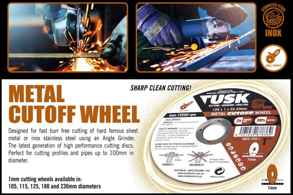 Thin Metal Cut-Off Wheels